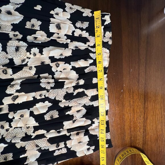 Vintage Pendleton Pleated Maxi Skirt Whimsigoth Sheer Indie Boho Asian Size 16 - Picture 7 of 8